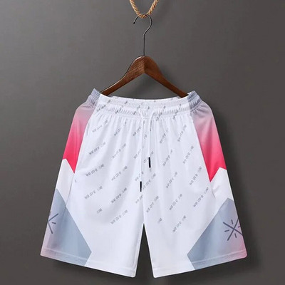 Summer מכנסי כדורסל ק Мъжки баскетболни шорти pantalones cortos Мъжки спортни къси панталони Outdoor Running Loose Letter шорти мъжки