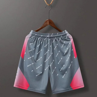 Summer מכנסי כדורסל ק Мъжки баскетболни шорти pantalones cortos Мъжки спортни къси панталони Outdoor Running Loose Letter шорти мъжки