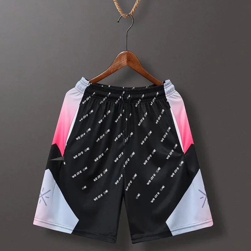 Vasaros מכנסי כדורסל ק Vyriški krepšinio šortai pantalones cortos Vyriškos sportinės trumpos kelnės, bėgimas lauke, laisva raidė шорты мужски