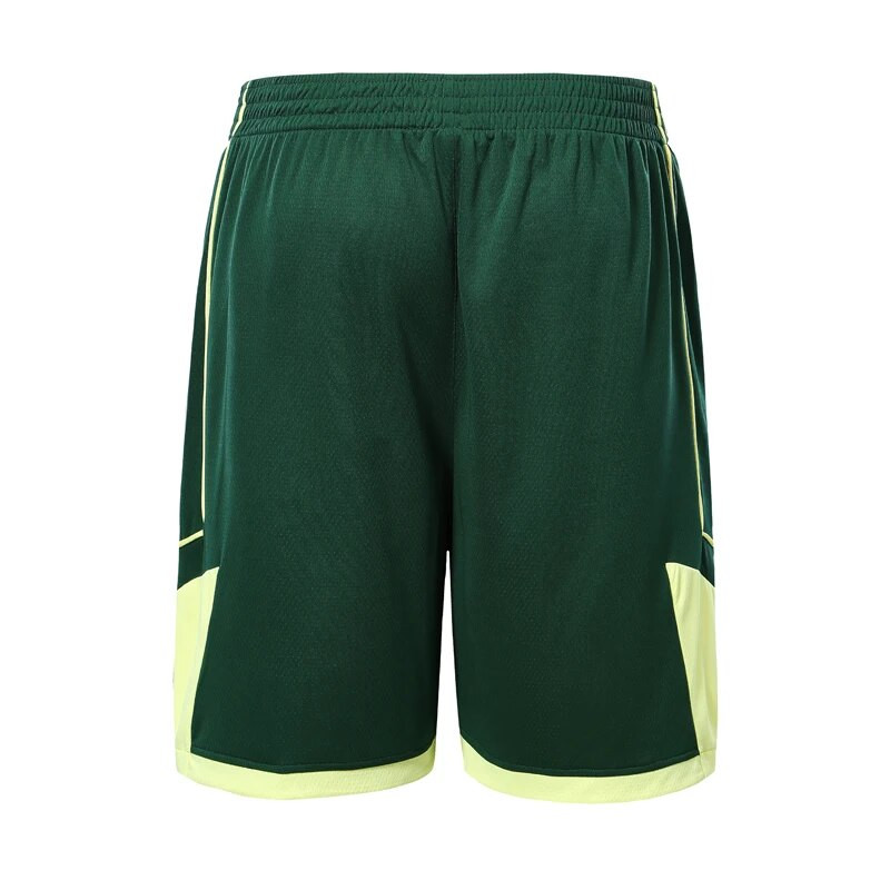 Meeste vabaaja spordipüksid Milwaukee tühjad korvpallitreeninguks lühikesed püksid kahe küljetaskuga