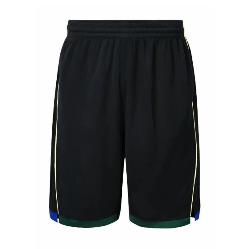 Meeste vabaaja spordipüksid Milwaukee tühjad korvpallitreeninguks lühikesed püksid kahe küljetaskuga