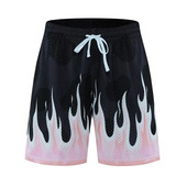 Kratke hlače za trčanje za muškarce, žene, uniseks, teretana, košarka, plaža, ležerna odjeća, leopard print, tekstura kože divljih životinja, kratke hlače s džepovima