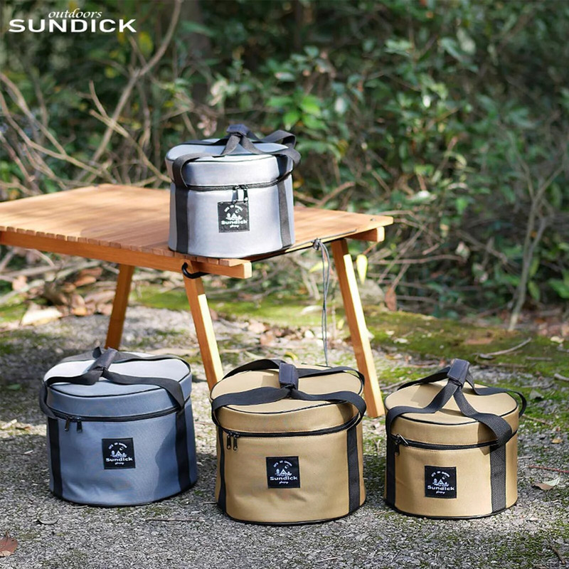 9/14L sööginõud Korraldajad Oxfordi riidest potid Hoiukotid Veekindlad Camp Bowl Tassid Konteinerite ümbrised Laager 7kg Igapäevane kasutus