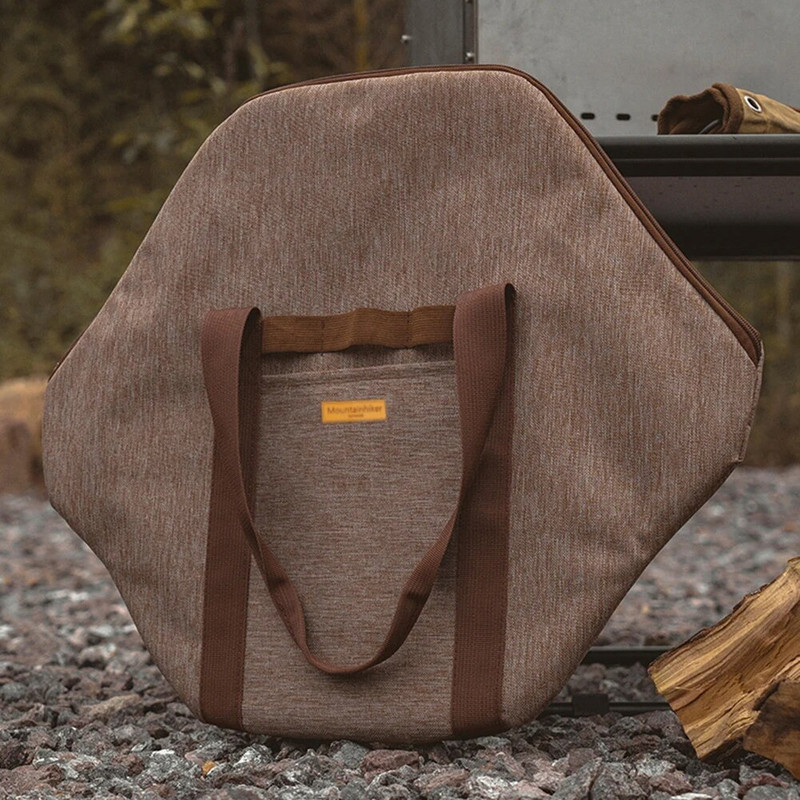 Prenosná kempingová liatinová taška na hrnce, veľkokapacitná antikolízna taška na pečenie, úložná taška na kempingové nádoby