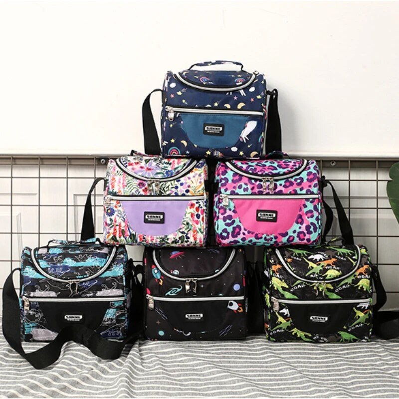 Prenosná obedová taška pre mužov, termobox na jedlo, vodotesný ručný obedár, piknikový izolovaný obedár, detský bento box, chladiaca taška