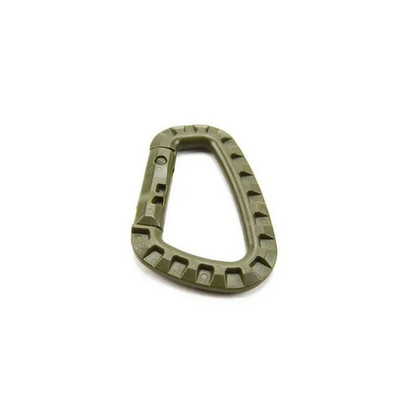 Välistingimustes kasutatavad keskmise koormusega plastist terasest ühendusnupp nailonnupp taktikaline D-klambriga alpinismi sõjalised telkimistarvikud