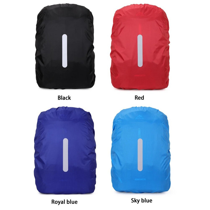 Καλύμματα βροχής σακιδίων εξωτερικού χώρου Φορητή σχεδίαση υπερελαφρών ανακλαστικών λωρίδων για πεζοπορία στην πλάτη Πεζοπορία Κάμπινγκ Ταξίδι Ποδηλασία