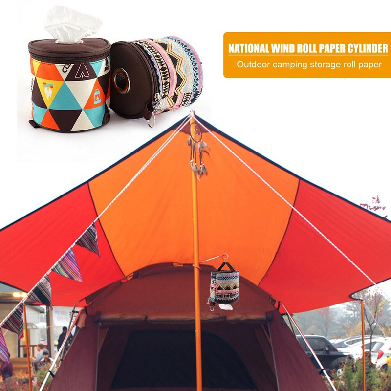 Välitingimustes matkamiseks mõeldud rullpaberi hoiukott Kokkupandav tualettpaberist salvrätikukarp Matkasalvrätiku hoiukott, vastupidav kast