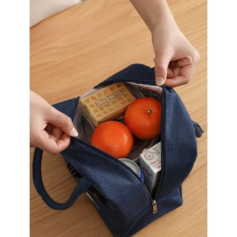 2023 Prenosná izolovaná chladiaca taška na obed, vodotesná Oxfordská ľadová taška, obedár, kempingová pikniková taška, kempingové potreby, termálna taška