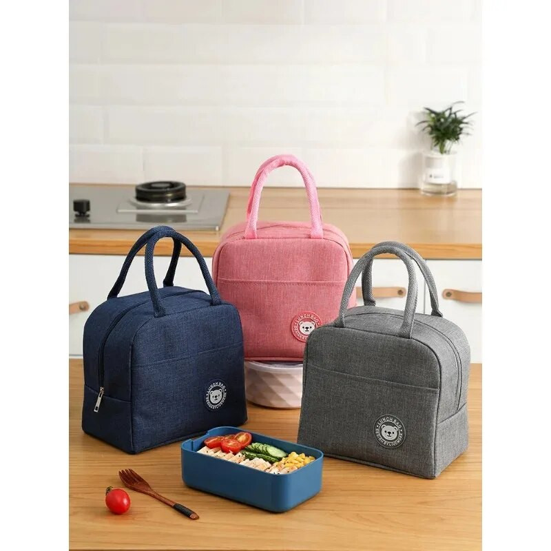 2023 Prenosná izolovaná chladiaca taška na obed, vodotesná Oxfordská ľadová taška, obedár, kempingová pikniková taška, kempingové potreby, termálna taška