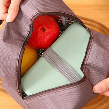 Kawaii преносим термо чанта за хладилник Дамска детска училищна термоизолирана кутия за обяд Тоте храна Малка чанта за хладилна торбичка