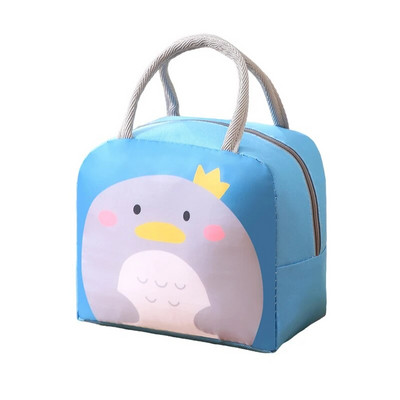 Kawaii kaasaskantav külmiku termokott naiste laste kooli soojusisolatsiooniga lõunasöögikarp Toite väike jahutuskott