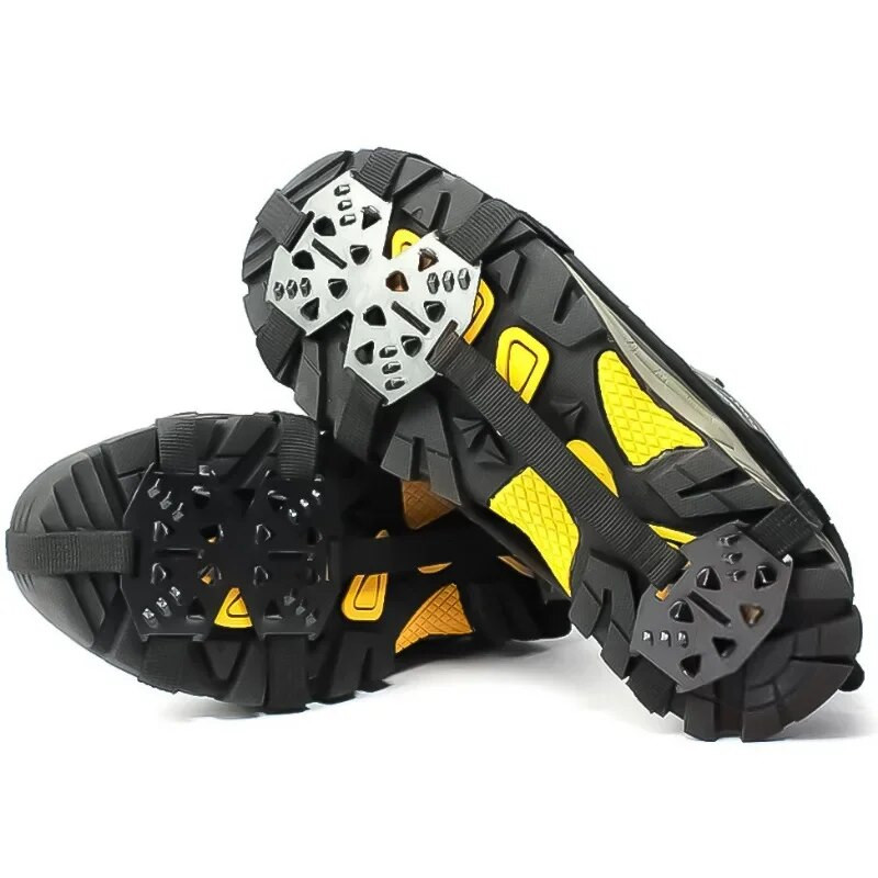 24 zubov, mačky v balení, hroty, protisklzové topánky, topánky na chôdzu, turistiku, lezenie, návleky na topánky, trakciu, oceľové kolíky