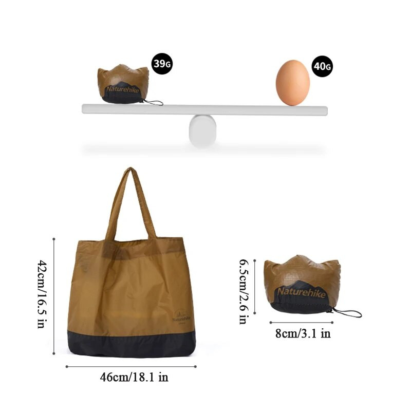 Naturehike matka hoiukott 28L ülikerge kaasaskantav kokkupandav hoiukott Veekindel matkama matkapikniku kott Keskkonnasõbralik kott