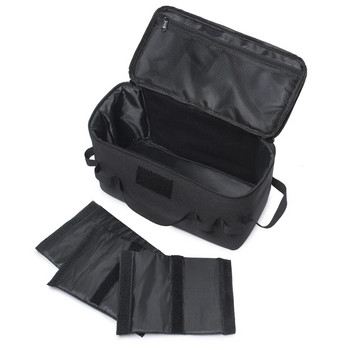 Къмпинг чанта за съхранение Голям капацитет Многофункционална чанта за носене Чанта за инструменти Чанта за пътуване Барбекю Органайзер Висяща чантичка Аксесоари за къмпинг