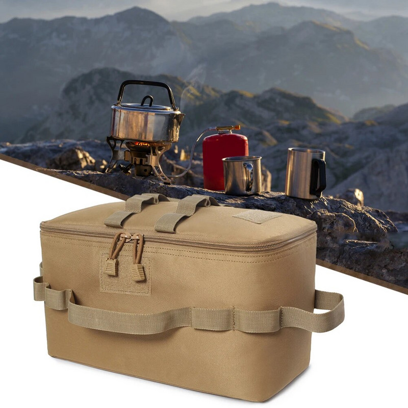 Laagri hoiukott Suure mahutavusega mitmeotstarbeline kandekott Tööriistakott Reisi-grillimiskorraldaja Rippuv kandekott Matkatarvikud