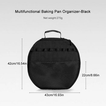 Чанта за съхранение на къмпинг чугунена тенджера Барбекю чиния Пан Тоте чанта Многофункционална торбичка за съхранение на съдове за печене с голям капацитет Доставки за пикник