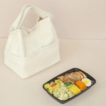 Ιαπωνική φορητή θερμική τσάντα μεσημεριανού γεύματος για πικ-νικ Σχολικό ταξίδι μονωμένο δοχείο τροφίμων Bento Cooler Τσάντα αποθήκευσης