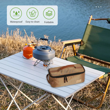 Τσάντα αποθήκευσης Camping Πιρούνι Κουτάλι Μαχαιροπήρουνα Θήκη Chopsticks Dinnerware Organizer Μεγάλη χωρητικότητα Ελαφρύ φορητό για εξωτερικούς χώρους