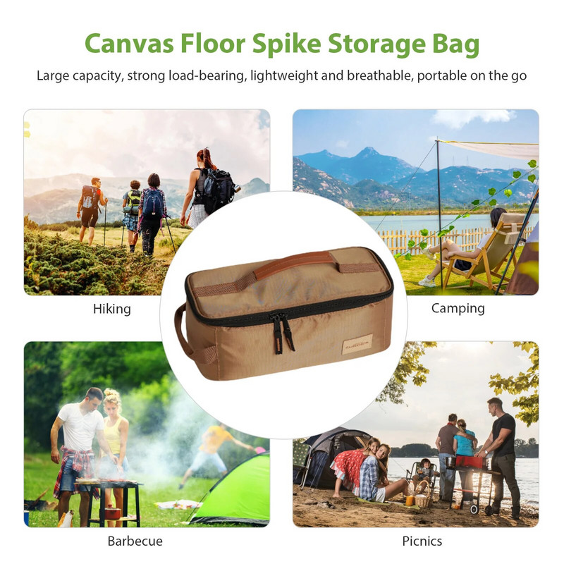 Torba za pohranu za kampiranje Vilica Žlica Torbica za pribor za jelo Štapići Organizator posuđa Veliki kapacitet Lagani prijenosni za vani