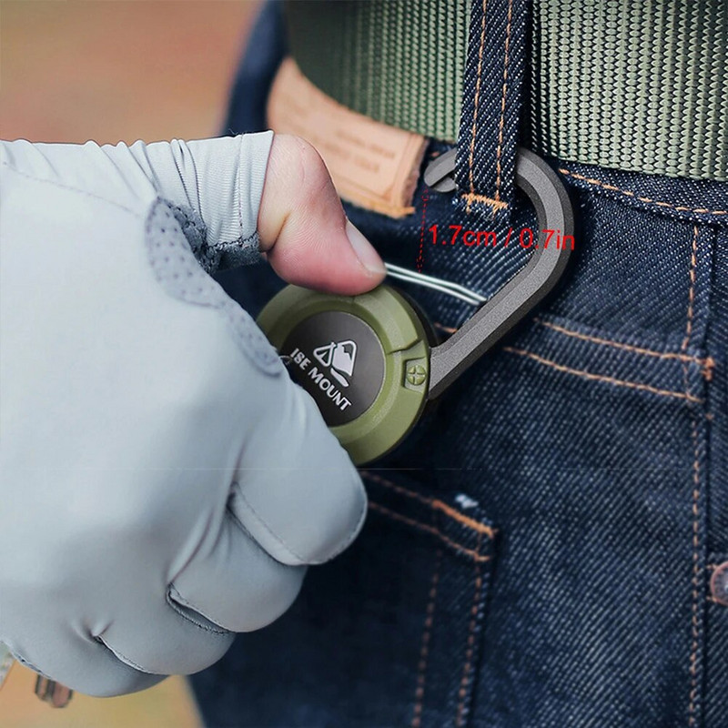 Sissetõmmatav võtmehoidja, raskeveokite märgirull, mitmeotstarbeline sissetõmmatava mitme tööriistaga karabiiniga tugevdatud rihmaga asendusosad