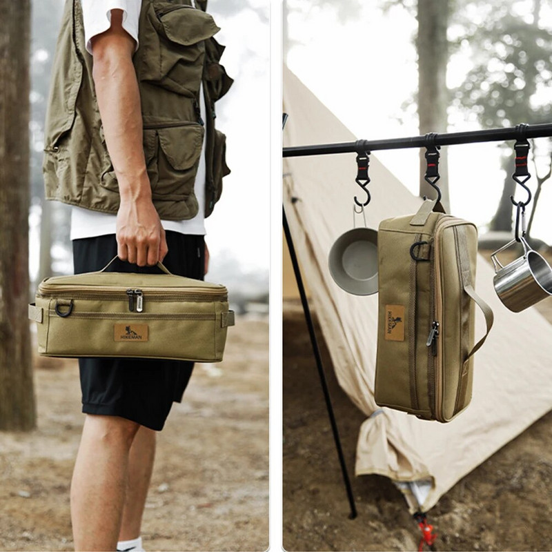 Οργάνωση μαγειρικών σκευών Oxford Πανί Ταξιδιωτική τσάντα μπάρμπεκιου σκευών μεγάλης χωρητικότητας Αδιάβροχη αδιάβροχη για αξεσουάρ εξωτερικού χώρου