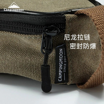 CAMPINGMOON 2022 Чанта за съхранение Sierra Cup Bag Чаша Памучни платнени къмпинг чанти за къмпинг на открито Туризъм Пътуване Пикник