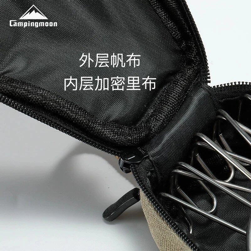 CAMPINGMOON 2022 Carry Storage Bag Sierra Cup Τσάντα Κύπελλο Βαμβακερές τσάντες κάμπινγκ για υπαίθριο κάμπινγκ Πεζοπορία ταξιδιού πικ-νικ