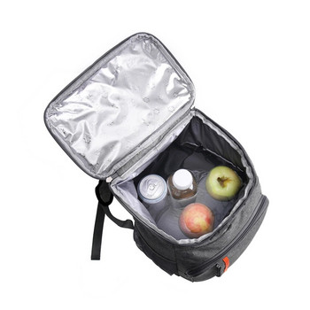 18L голям капацитет, устойчива на течове, раница за обяд, термична, голяма, хладна и топлоизолирана чанта за пикник, външна чанта за съхранение на храна през рамо