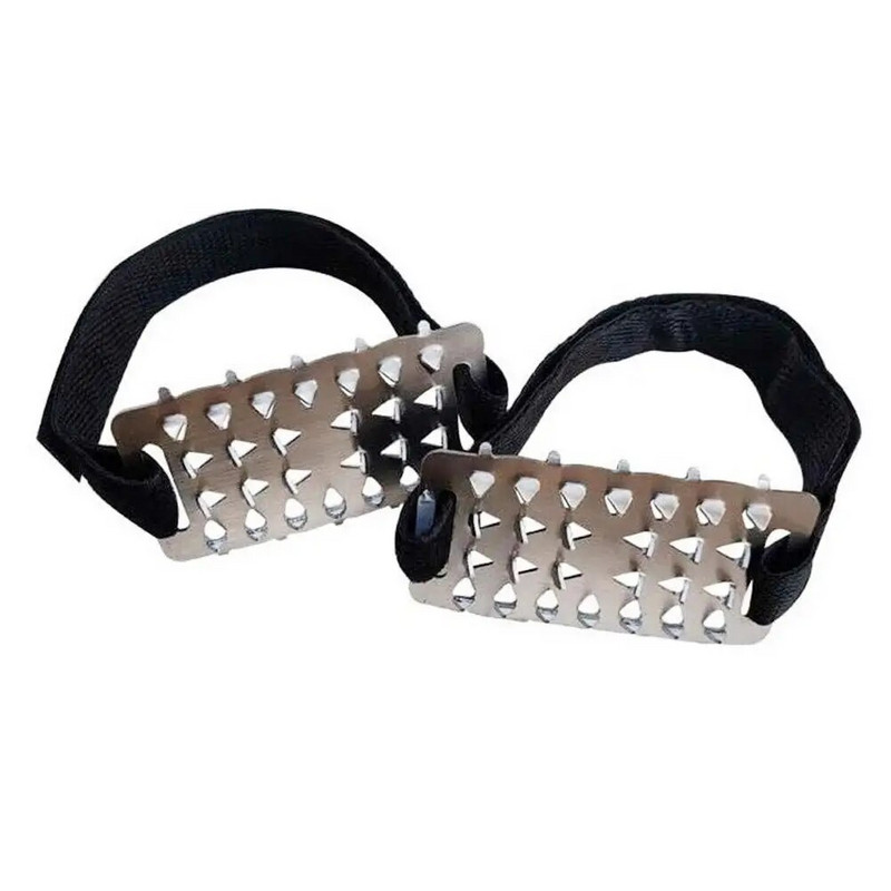 1 ζεύγος Ice Gripper Climbing Spikes Grips 10/26 Teeth Snow Antislip Crampon Cleats Cover Outdoor Camping Climbing Climbing