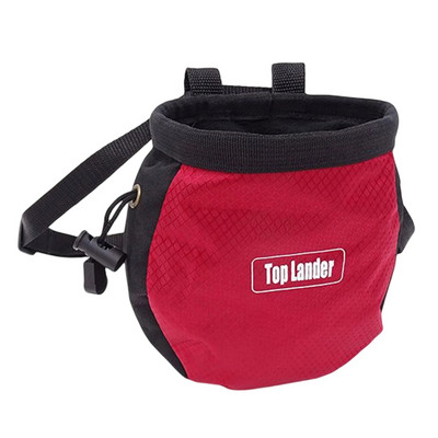 Rock Climbing Chalk Bag Boulder Αδιάβροχο μαγνήσιο σε σκόνη αποθήκευσης Ρυθμιζόμενη μέση Γυμναστική θήκη άρσης βαρών Εξοπλισμός γυμναστικής