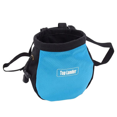 Rock Climbing Chalk Bag Boulder Αδιάβροχο μαγνήσιο σε σκόνη αποθήκευσης Ρυθμιζόμενη μέση Γυμναστική θήκη άρσης βαρών Εξοπλισμός γυμναστικής