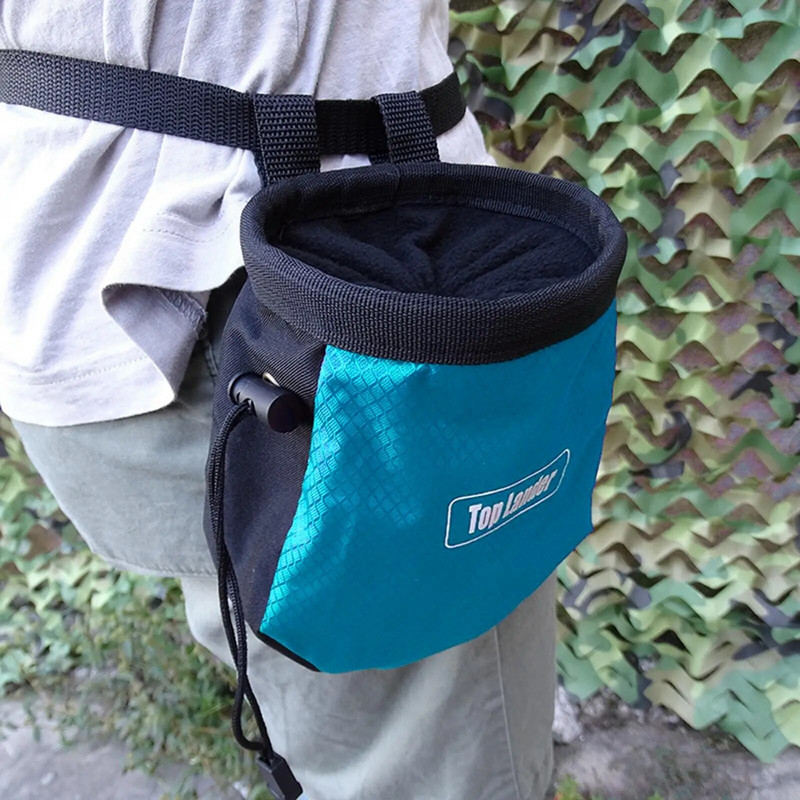 Kaljuronimise kriidikott Boulder veekindel magneesiumpulbri hoiukoht, reguleeritav vöökoht võimlemisraskuste tõstekott, jõusaalivarustus