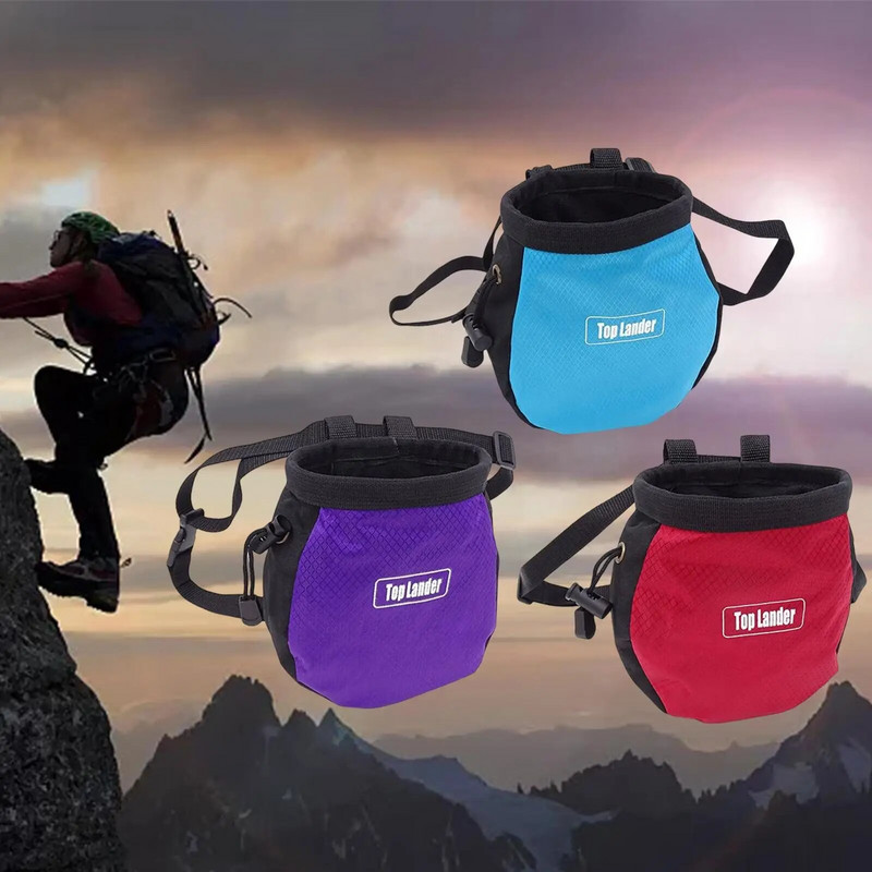 Kaljuronimise kriidikott Boulder veekindel magneesiumpulbri hoiukoht, reguleeritav vöökoht võimlemisraskuste tõstekott, jõusaalivarustus