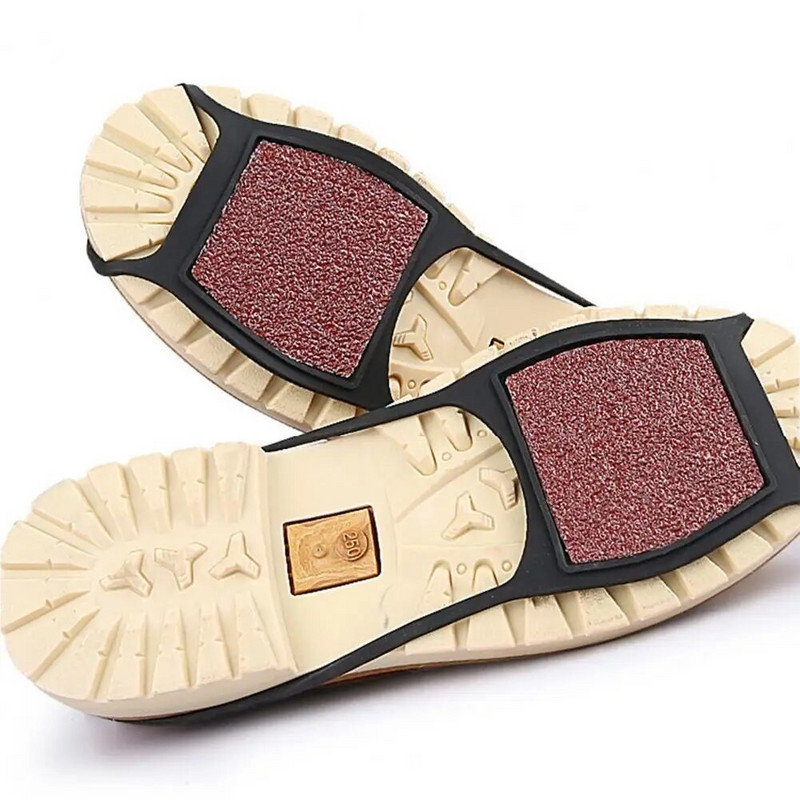 1 paar jalanõusid haarats jäme liiva pind jää lumejalatsid käepidemed silikoonist jalatsi käepidemed lumi jää talvesaapad veoklambrid