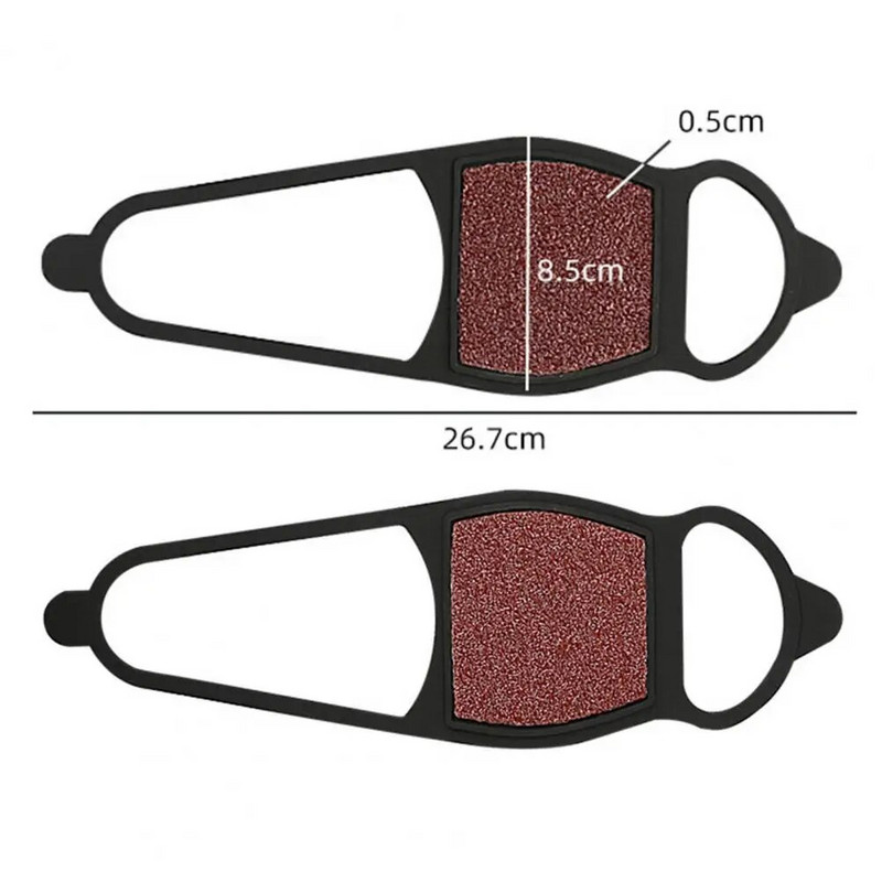 1 paar jalanõusid haarats jäme liiva pind jää lumejalatsid käepidemed silikoonist jalatsi käepidemed lumi jää talvesaapad veoklambrid