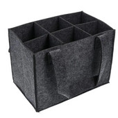 Vildist veinikott 6 pudelit kokkupandav käekoti säilituskott Paksendatud kantav õlleveinikott Käekotid pulmapeo telkimiseks