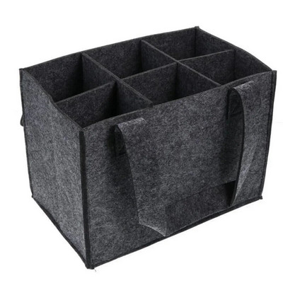 Vildist veinikott 6 pudelit kokkupandav käekoti säilituskott Paksendatud kantav õlleveinikott Käekotid pulmapeo telkimiseks