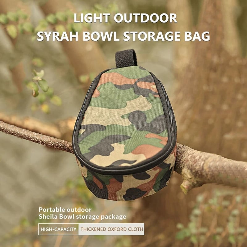 Camping Sierra Cup Bowl Tõmblukuga hoiukott Oxfordi riidest grilllauanõude organiseerija reisikott õues matkamiseks