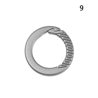 Υψηλής ποιότητας μπρελόκ από γνήσιο τιτάνιο Πολυτελές ανδρικό μπρελόκ με προσαρμοσμένα γράμματα Εξαιρετικά ελαφρύ EDC για κοσμήματα βάσης μπρελόκ