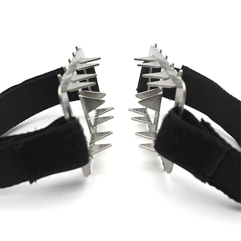 10/26 hammaste jäähaarats nael jalatsite jaoks Talvised õues libisemisvastased matkad mägironimiseks jää-lume krambid libisemisvastased jalatsikatted