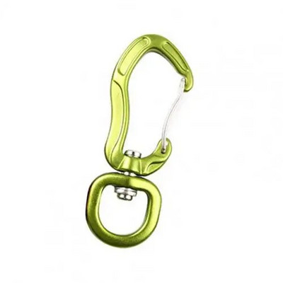 360° pööratav vurr karabiin Pöörlev karabiiniklamber Väike traatväravaga karabiin Pöörlev rippklambriga konksu võrkkiik