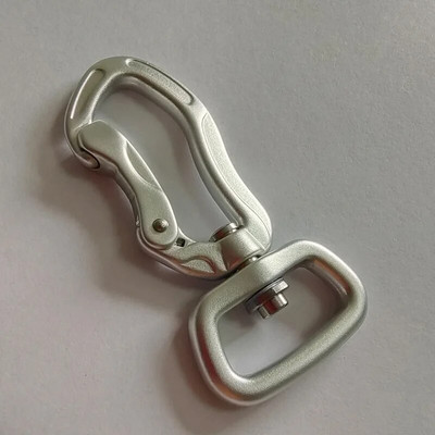 Pasukamas karabino segtukas 360° pasukamas suktukas karabinas su vieliniais vartais sukamasis hamako pakabinimo kabliukas