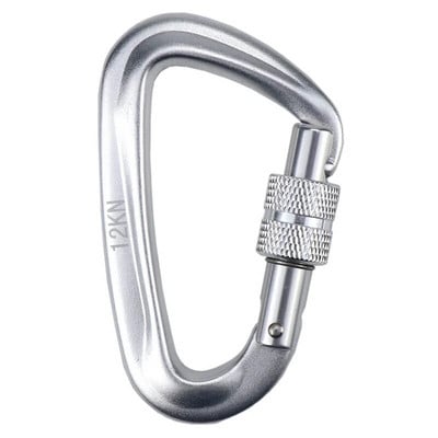 Pasukamas karabino segtukas 360° pasukamas suktukas karabinas su vieliniais vartais sukamasis hamako pakabinimo kabliukas