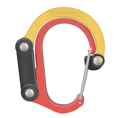 Pasukamas karabino segtukas 360° pasukamas suktukas karabinas su vieliniais vartais sukamasis hamako pakabinimo kabliukas