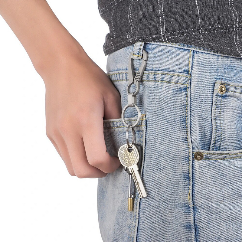 26/31/36 mm titaanisulamist meeste võtmehoidjad EDC võtmehoidjad ehtehoidjad Kvaliteetsed ülikerged pudeliavaja tarvikud