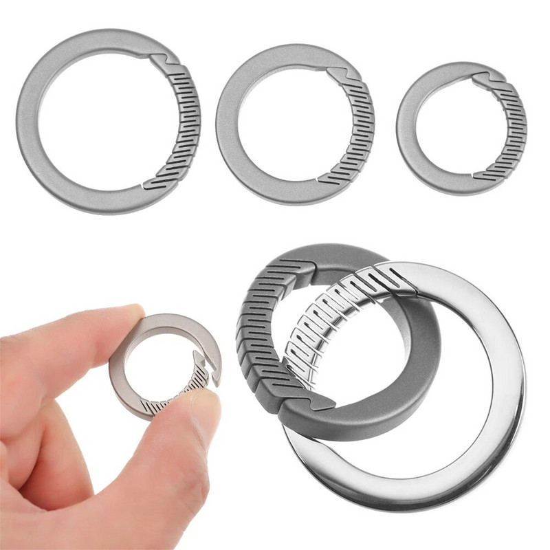 26/31/36 mm titaanisulamist meeste võtmehoidjad EDC võtmehoidjad ehtehoidjad Kvaliteetsed ülikerged pudeliavaja tarvikud