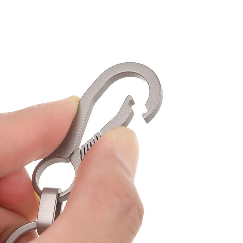 26/31/36 mm titaanisulamist meeste võtmehoidjad EDC võtmehoidjad ehtehoidjad Kvaliteetsed ülikerged pudeliavaja tarvikud