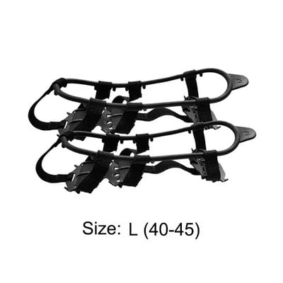 24 zuba Anti-Slip Ice Grips Gripper Cipele Cipele Planinarenje Cipele za penjanje po ledu Šiljci Unisex Snow Claw Navlake za cipele Pješačenje Pristupi za planinarenje