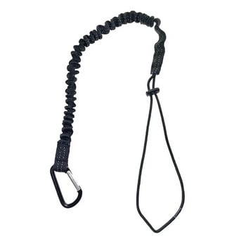 Safety Bungee Tether Tool Lanyard with Carabiner Hook Climbing Working Anti-Falling Safety Rope Aerial Work Climbing Αξεσουάρ